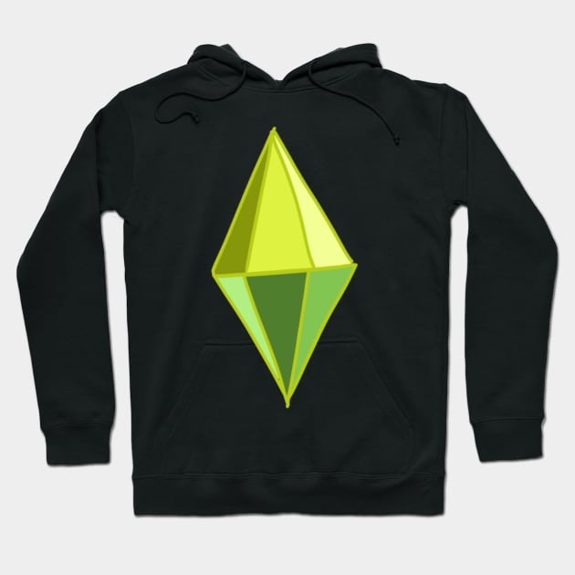 The Sims Plumbob Hoodie by Imaginelouisa